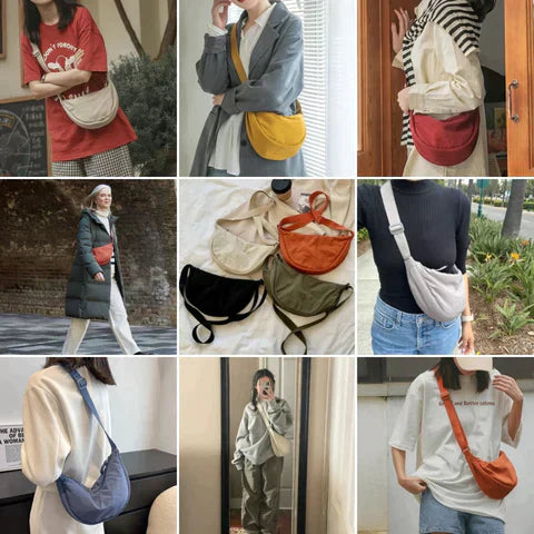 Half Moon Crossbody Bag – Trendy & Chic Accessory for Every Outfit