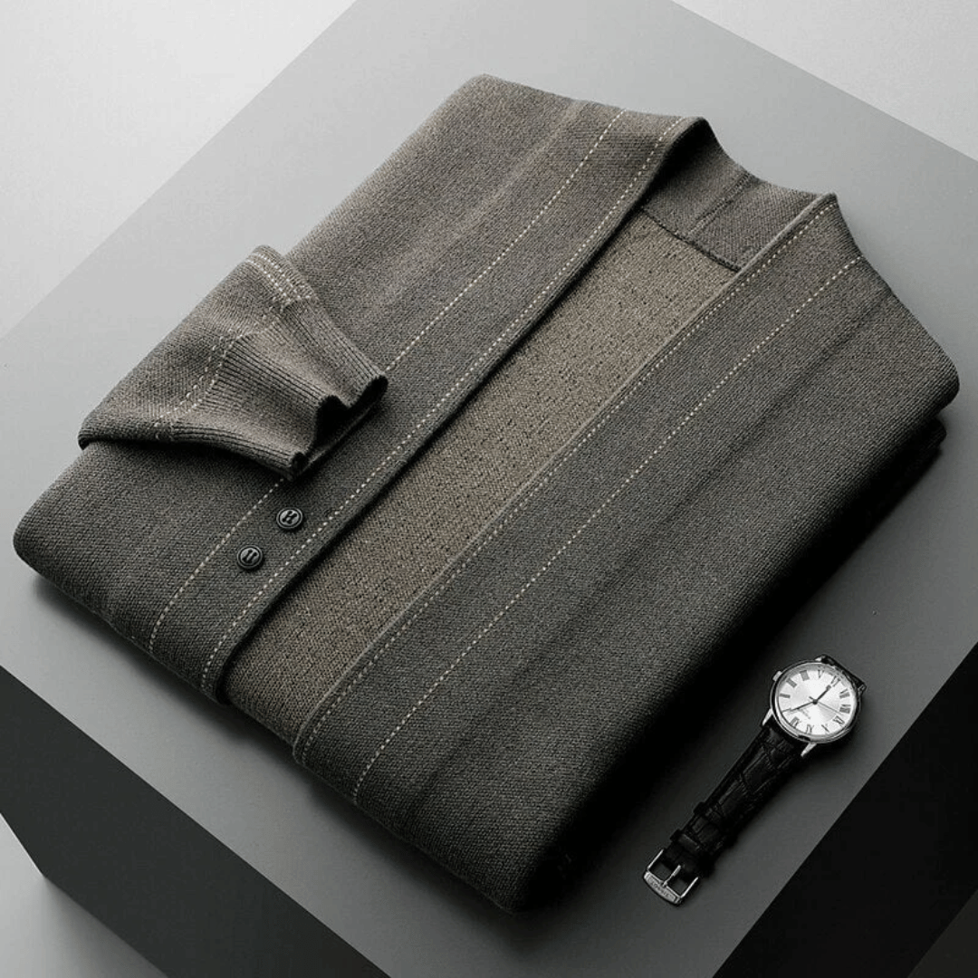 Virgin Wool Cardigan – Elegant & Sophisticated Layering Essential