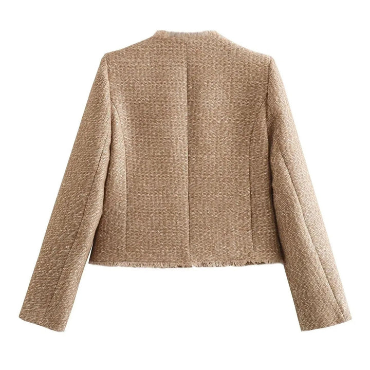 Modern Tweed Jacket – Chic & Stylish Layering Piece