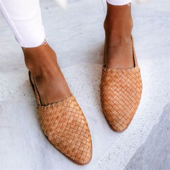 Leather Woven Sandals – Trendy & Comfortable Summer Footwear