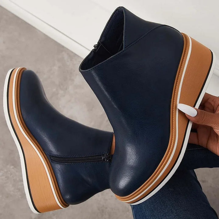 Elegant Wool-Lined Boots – Sophisticated Style for Cold Weather Flair