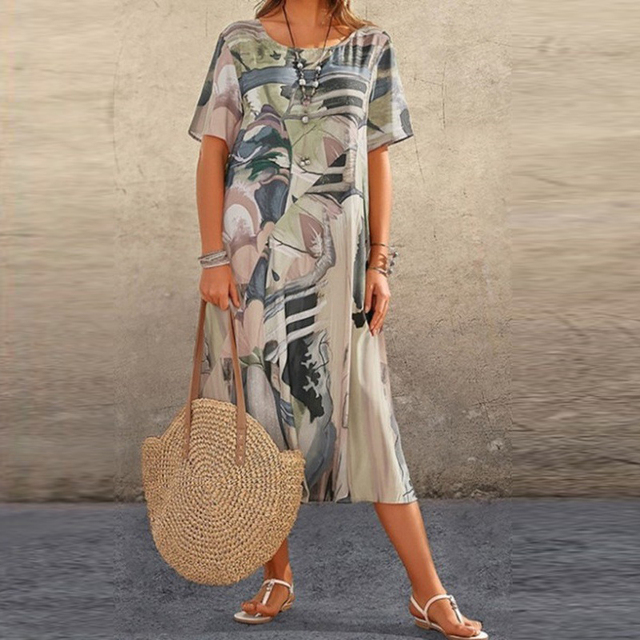 Women's Trendy Summer Dress – Chic & Lightweight for Warm Weather