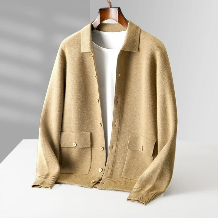 Cashmere Polo Jacket – Sophisticated & Classic Wardrobe Essential
