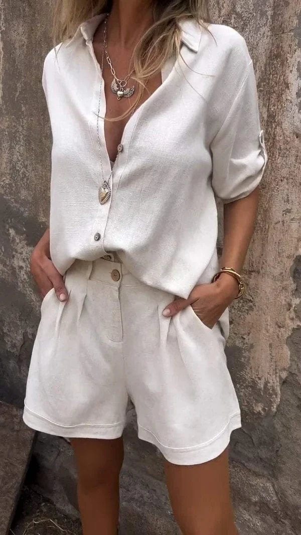 Lightweight Linen Set – Chic & Comfortable Summer Outfit