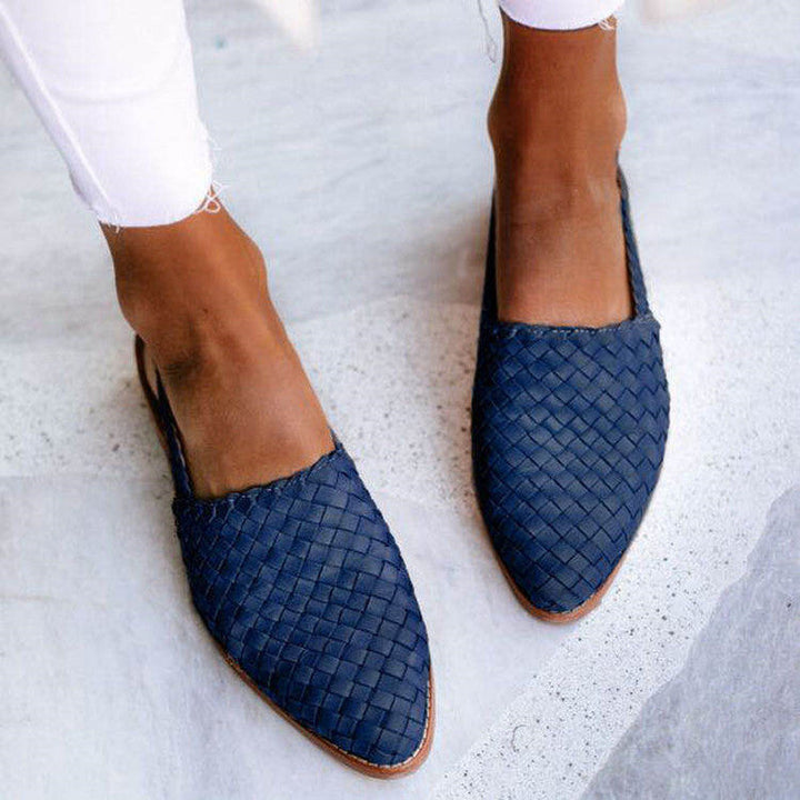 Leather Woven Sandals – Trendy & Comfortable Summer Footwear