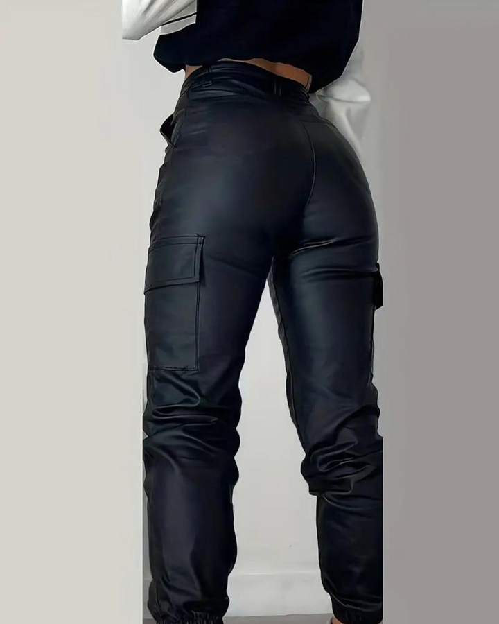 Leather Cargo Pants – Trendy & Stylish Essential for Your Wardrobe