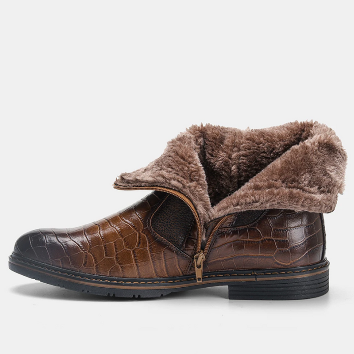 Snug-Fit Leather Boots – Chic & Stylish Footwear for Every Occasion