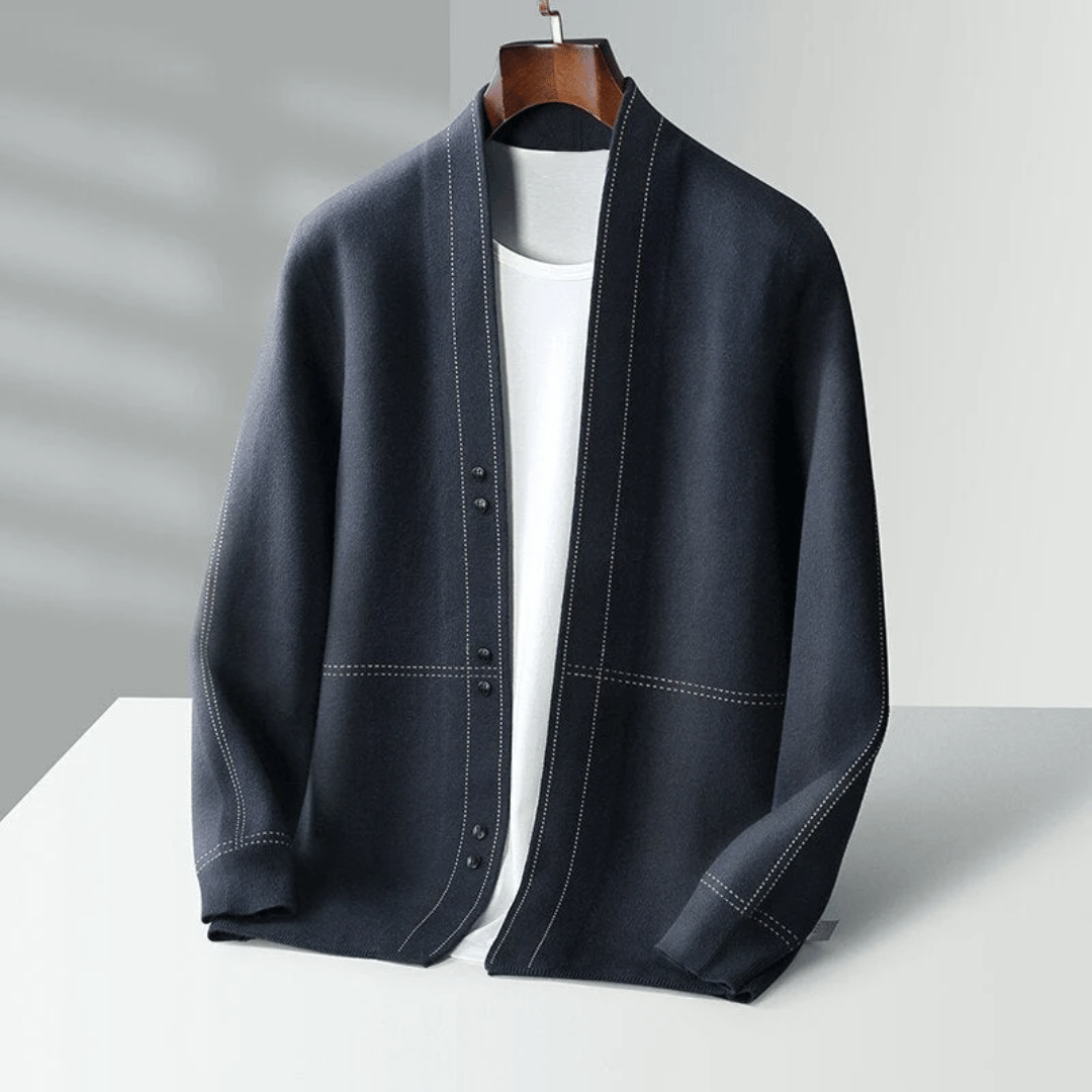 Virgin Wool Cardigan – Elegant & Sophisticated Layering Essential
