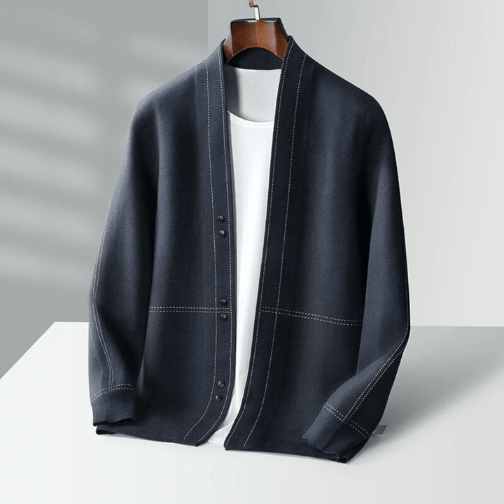Virgin Wool Cardigan – Elegant & Sophisticated Layering Essential