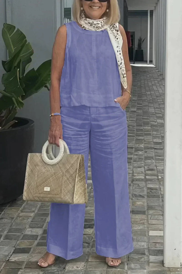 Elegant Sleeveless Jumpsuit – Sophisticated & Chic Fashion Statement