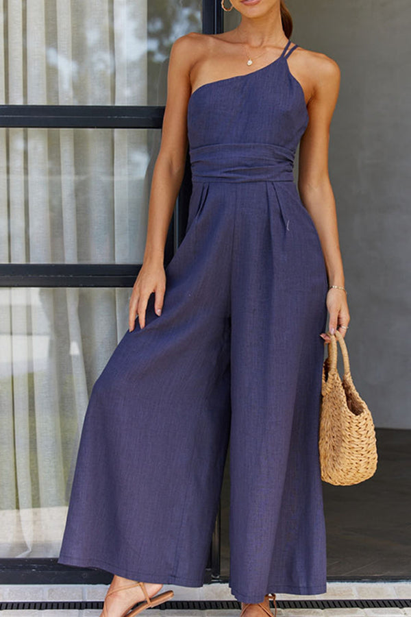 Chic One-Shoulder Jumpsuit – Trendy & Stylish for Any Occasion