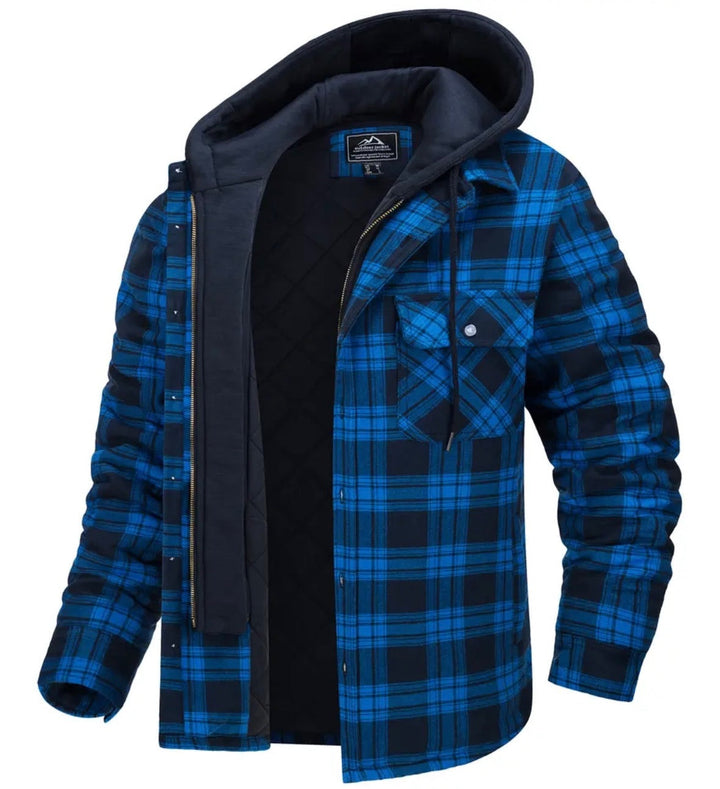 Checkered Men's Coat – Stylish & Trendy Outerwear for Any Occasion