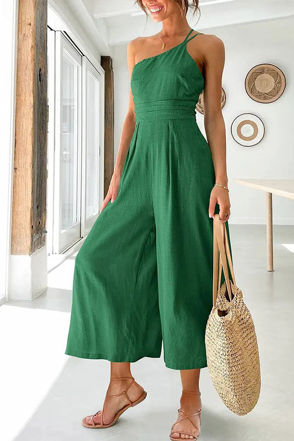 Chic One-Shoulder Jumpsuit – Trendy & Stylish for Any Occasion