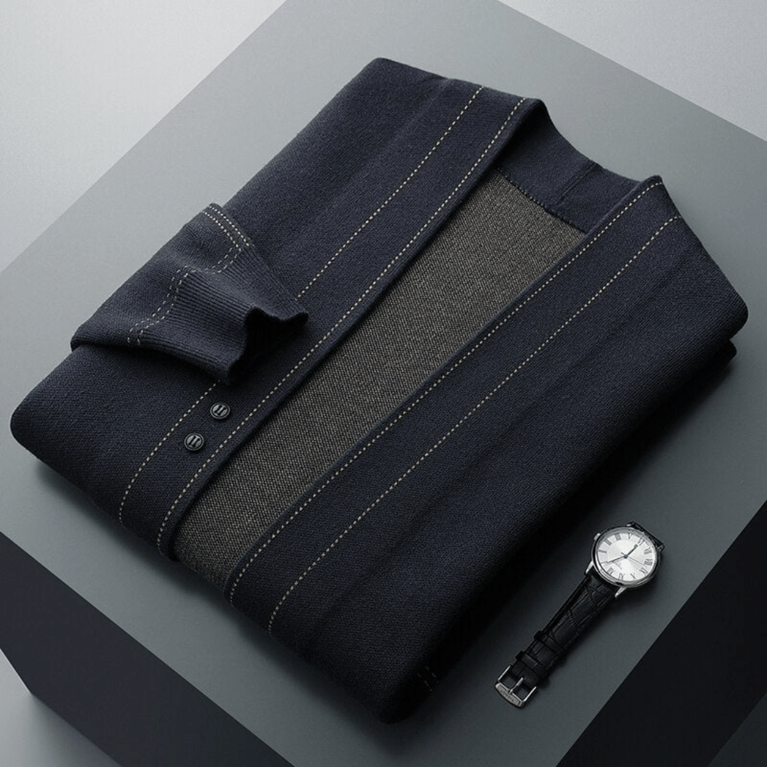Virgin Wool Cardigan – Elegant & Sophisticated Layering Essential