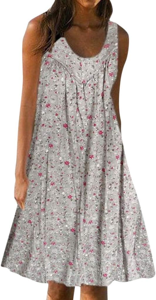 Plus Size Summer Dress – Trendy & Comfortable Sleeveless Style