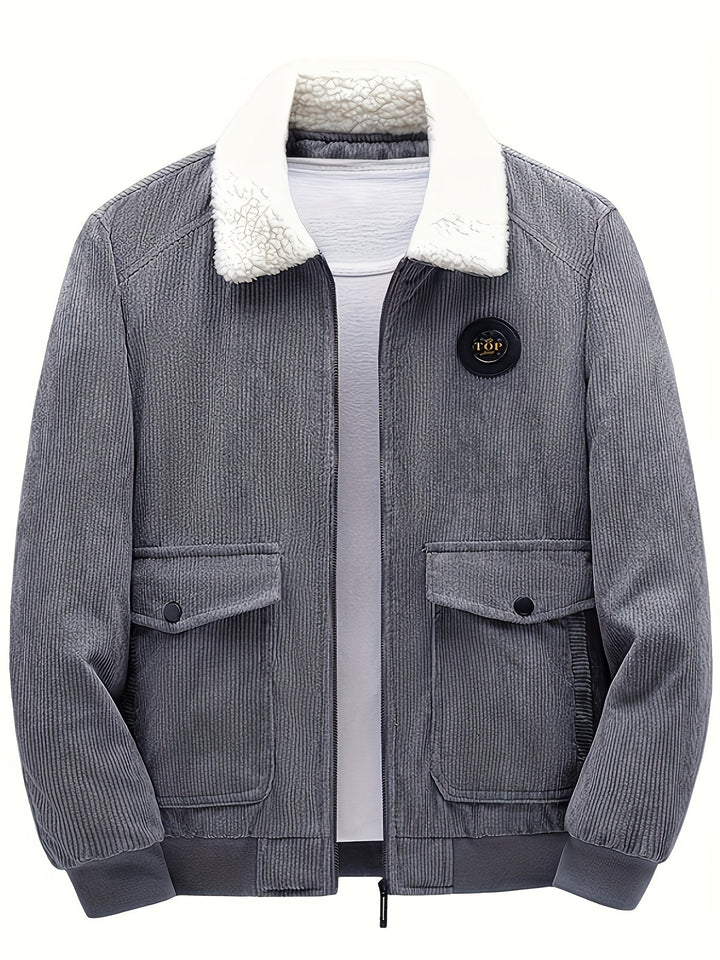 Multi-Pocket Corduroy Jacket – Trendy & Casual Style for Everyday Wear