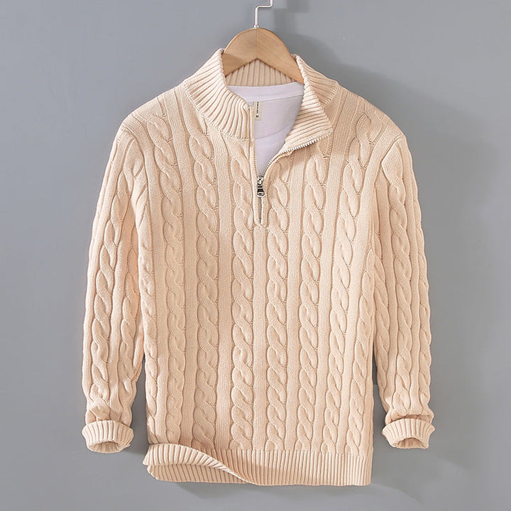 Warm Halfzip Sweatshirt – Trendy & Comfortable Layering Piece