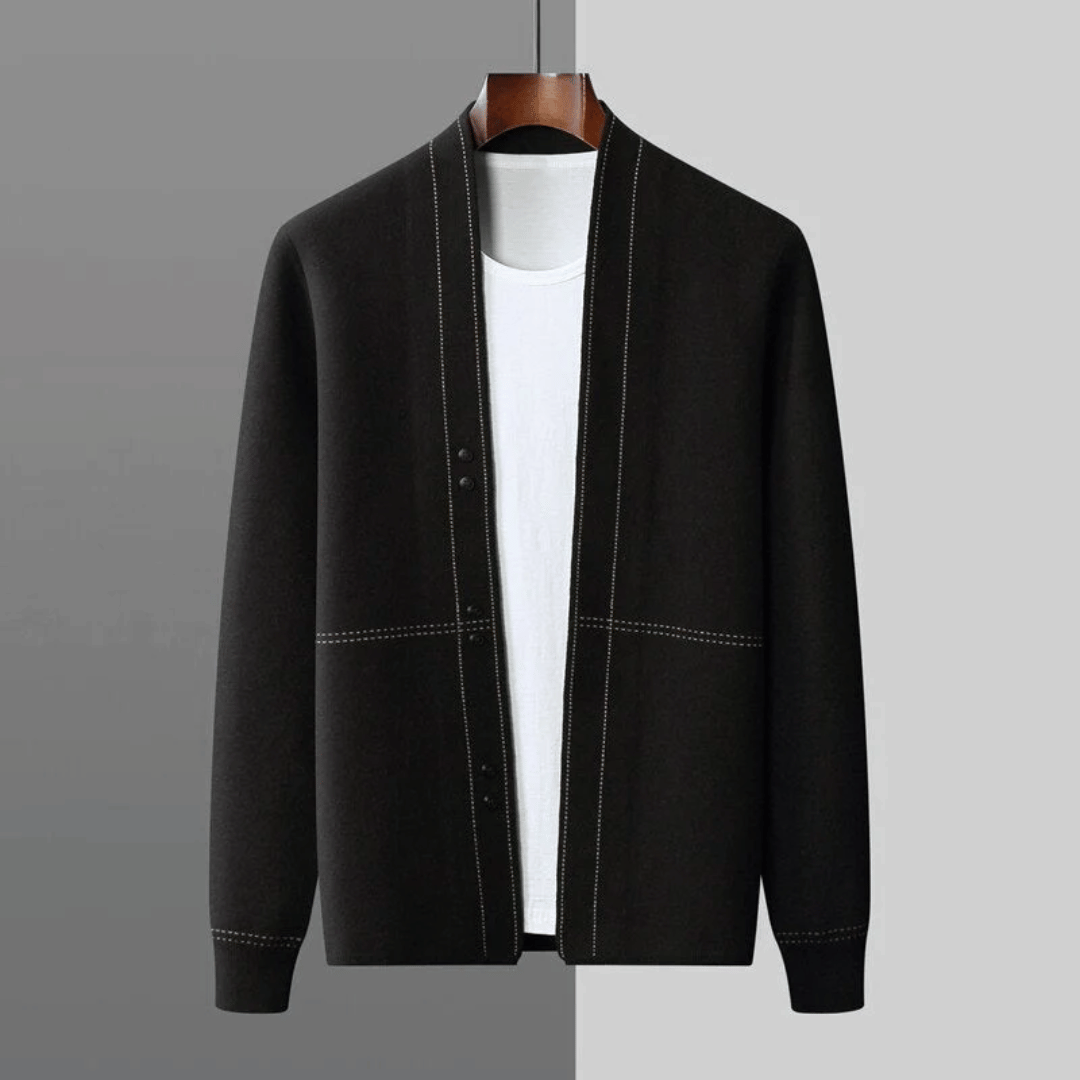 Virgin Wool Cardigan – Elegant & Sophisticated Layering Essential
