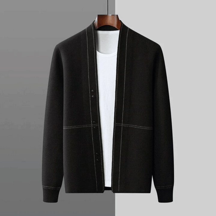 Virgin Wool Cardigan – Elegant & Sophisticated Layering Essential