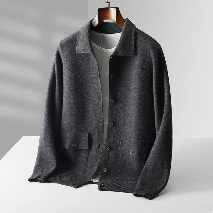 Cashmere Polo Jacket – Sophisticated & Classic Wardrobe Essential