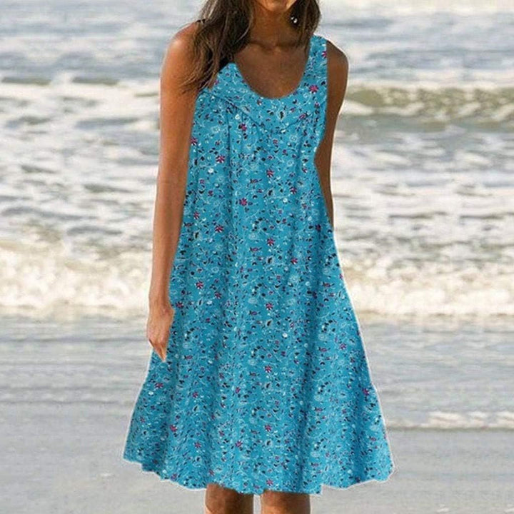 Plus Size Summer Dress – Trendy & Comfortable Sleeveless Style