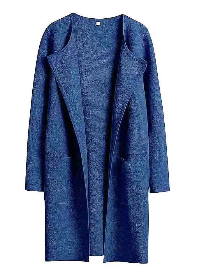 Elegant Lapel Coatigan – Sophisticated Layering Piece for Chic Styles