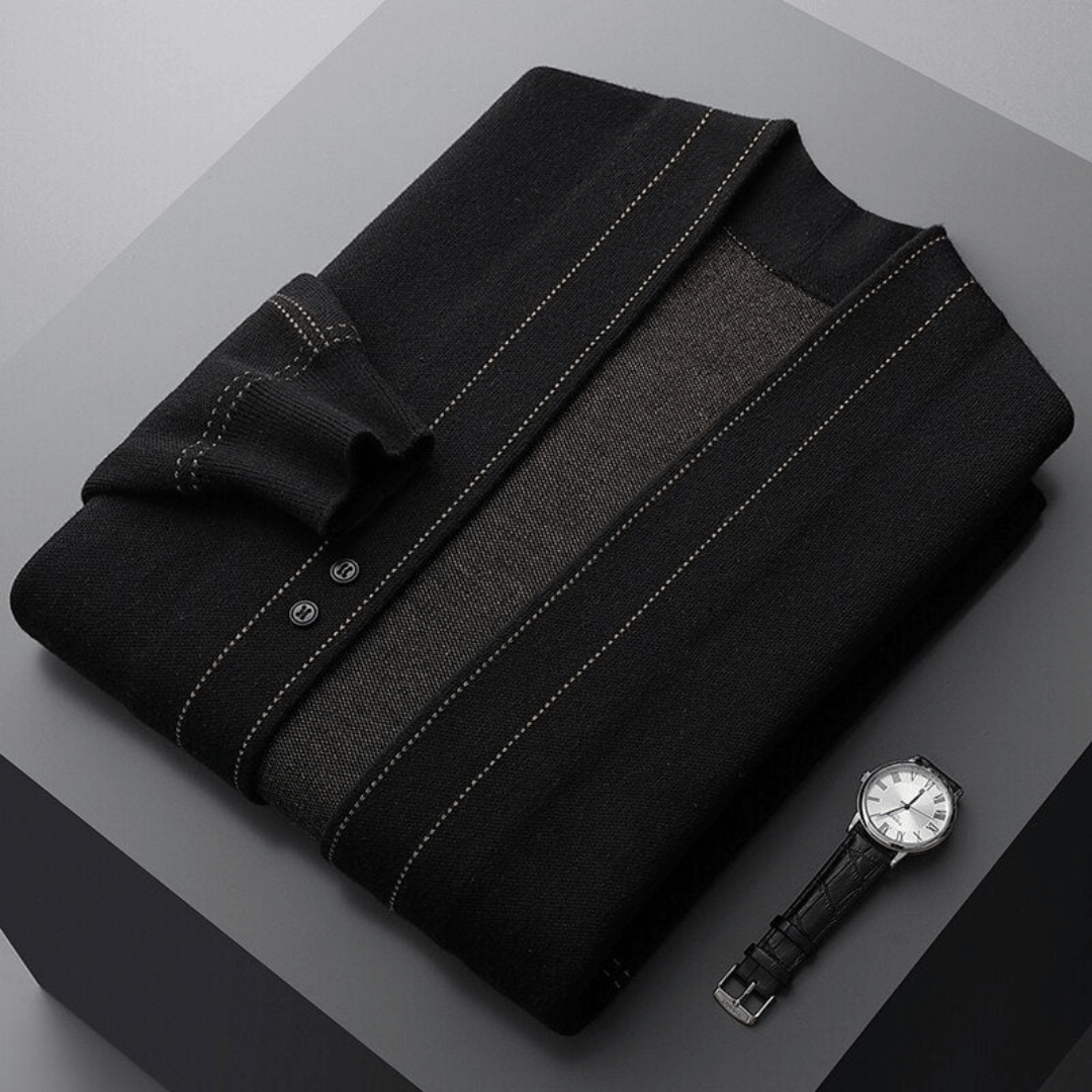 Virgin Wool Cardigan – Elegant & Sophisticated Layering Essential