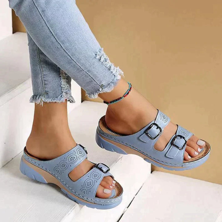 Elegant Pearl Orthopaedic Sandals – Chic & Comfortable Footwear for All-Day Wear