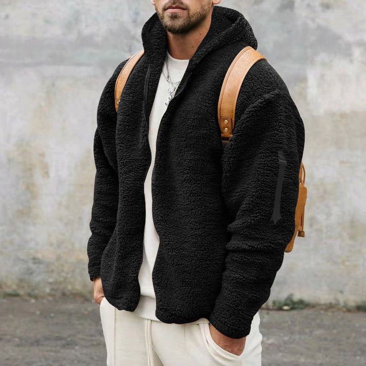 Men's Trendy Fleece Jacket – Comfortable & Warm for Everyday Wear