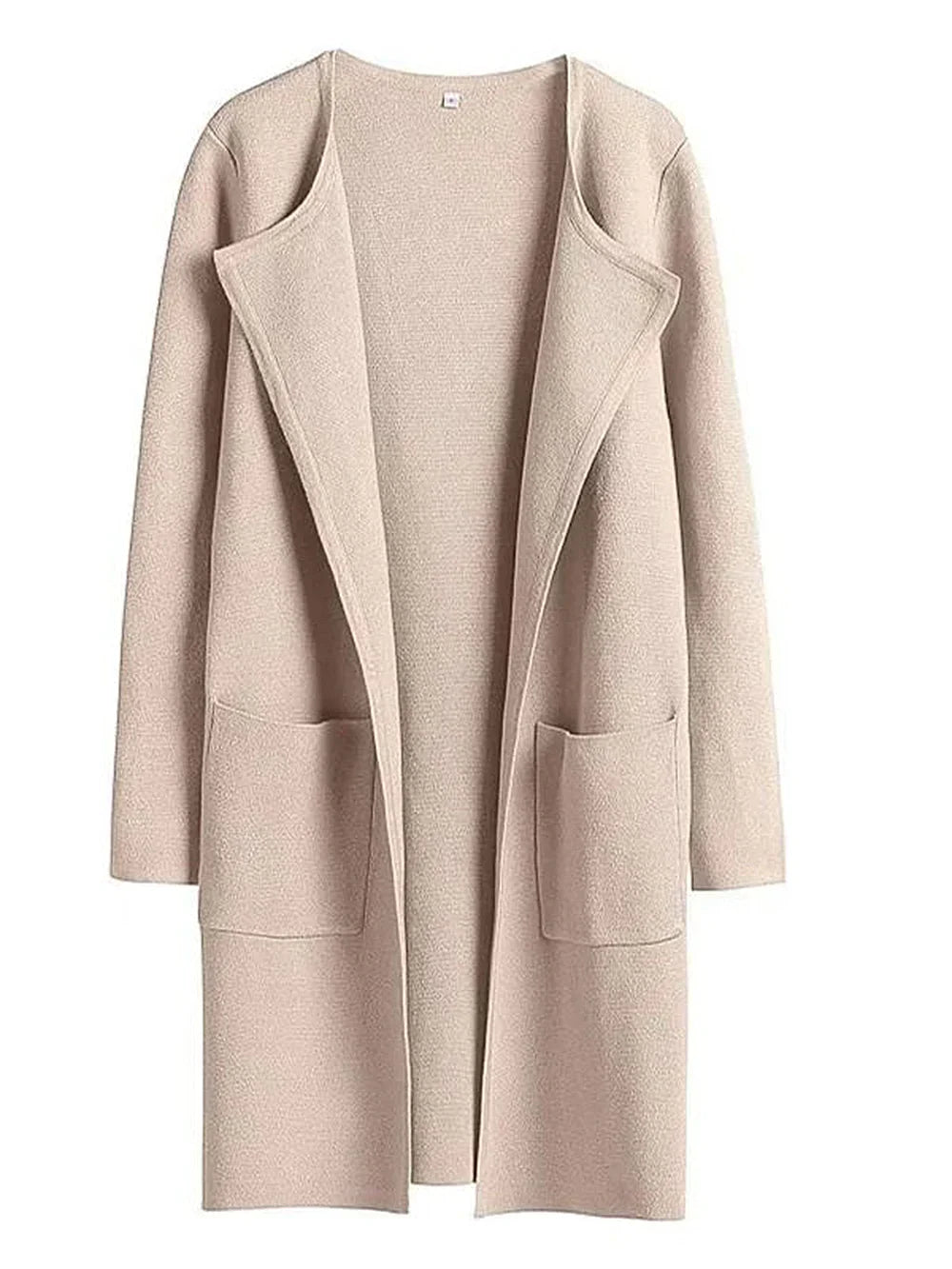 Elegant Lapel Coatigan – Sophisticated Layering Piece for Chic Styles