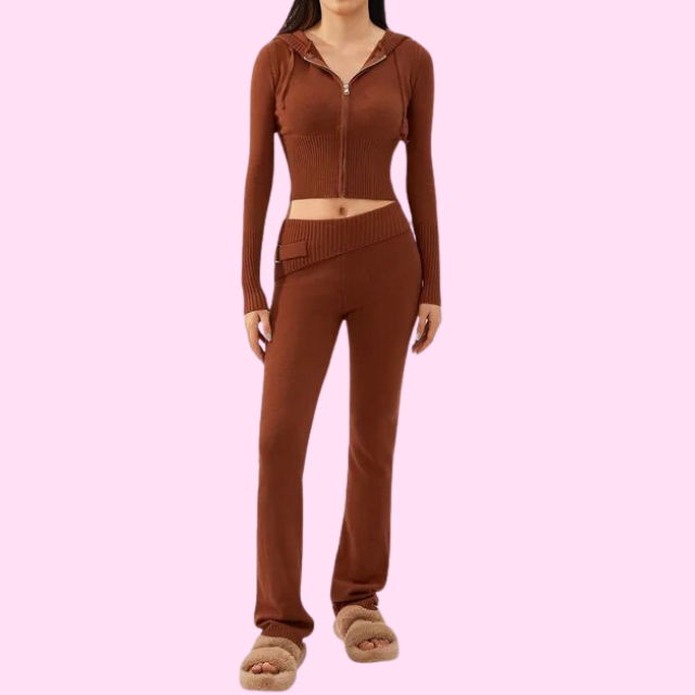 Sexy Stylish Knitted Set – Trendy & Comfortable Fashion Ensemble