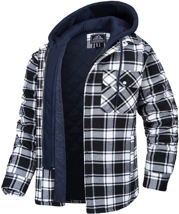Checkered Men's Coat – Stylish & Trendy Outerwear for Any Occasion