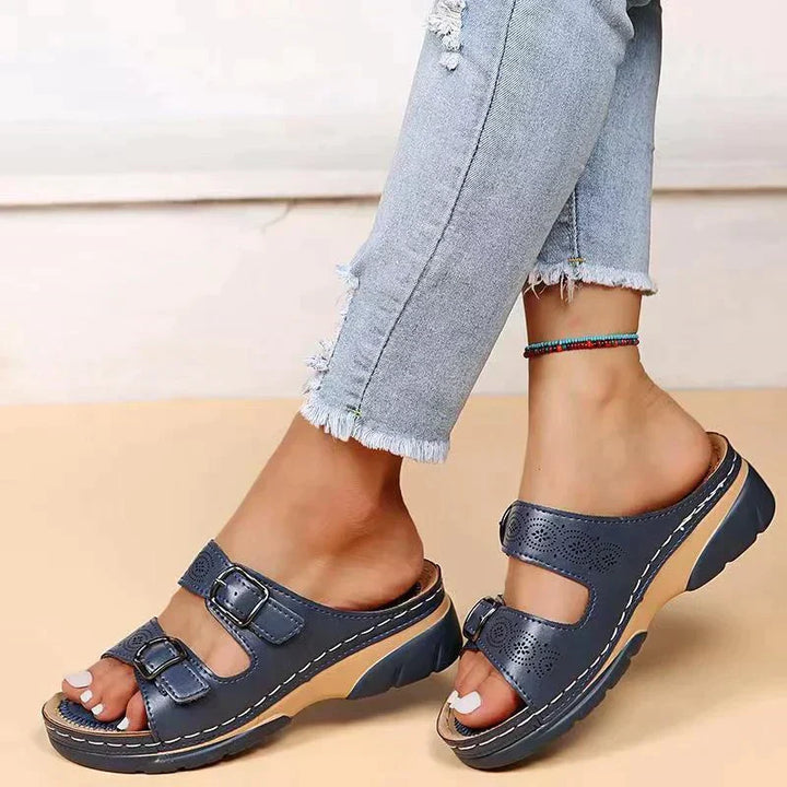 Elegant Pearl Orthopaedic Sandals – Chic & Comfortable Footwear for All-Day Wear