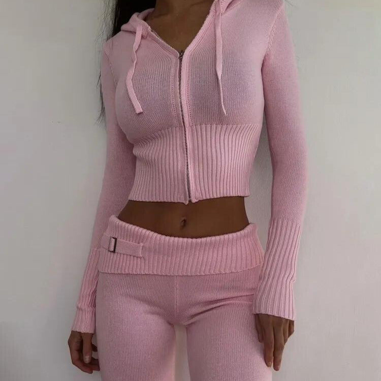 Sexy Stylish Knitted Set – Trendy & Comfortable Fashion Ensemble