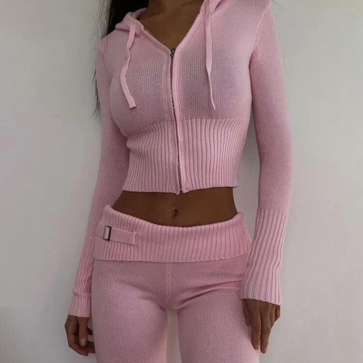 Sexy Stylish Knitted Set – Trendy & Comfortable Fashion Ensemble