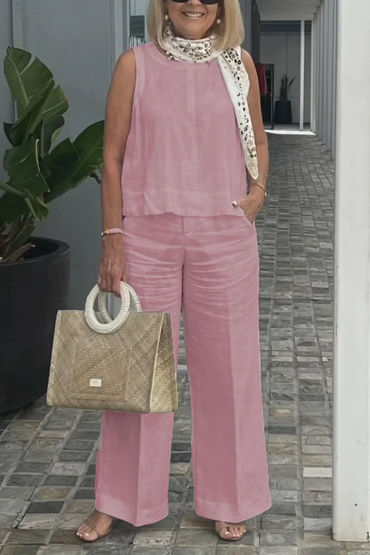 Elegant Sleeveless Jumpsuit – Sophisticated & Chic Fashion Statement