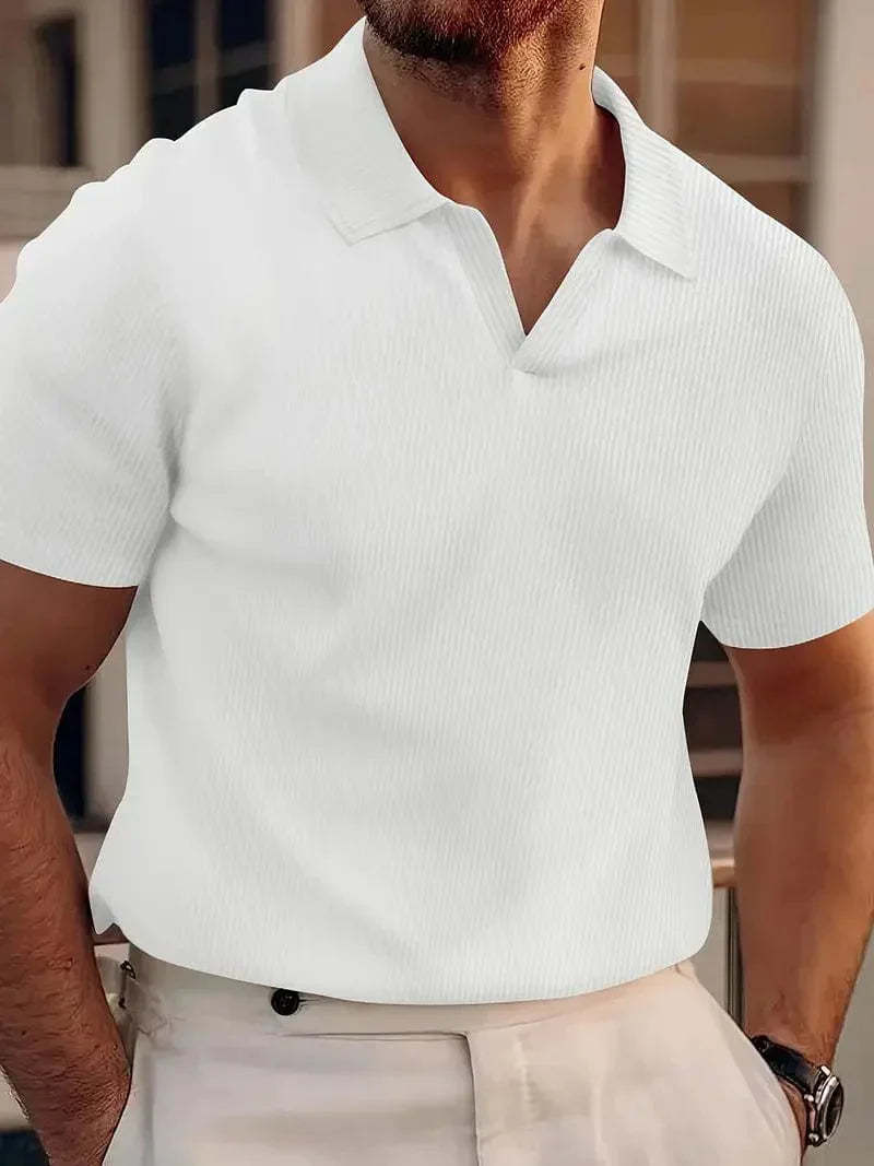 Men's Casual Linen Polo – Comfortable & Relaxed Summer Style