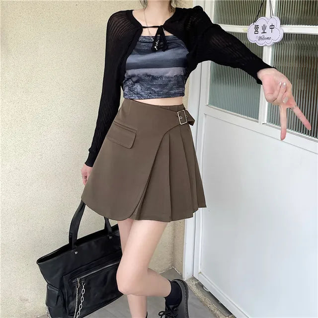 Asymmetric Mini Skirt – Trendy & Chic for Modern Fashionistas