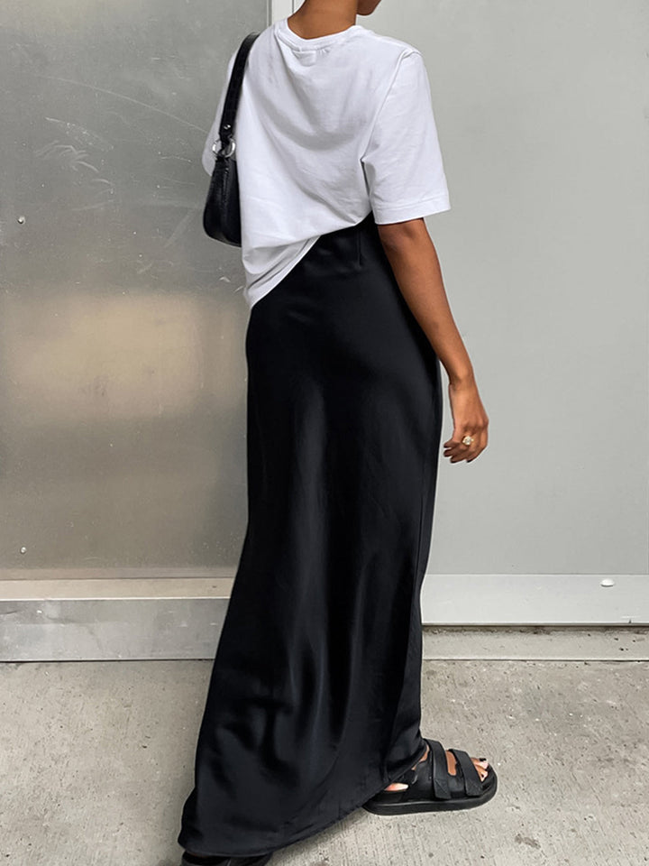Satin Maxi Skirt – Elegant & Flowing for Sophisticated Style