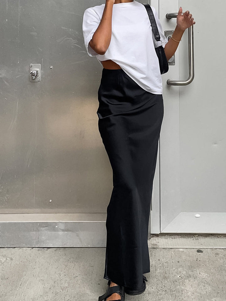 Satin Maxi Skirt – Elegant & Flowing for Sophisticated Style