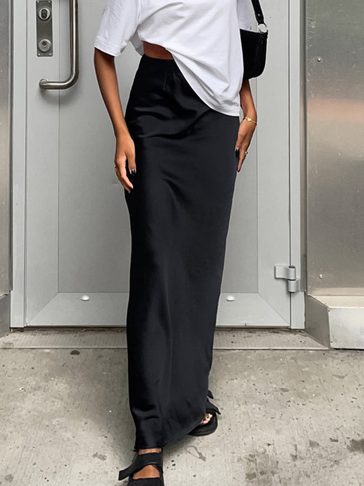 Satin Maxi Skirt – Elegant & Flowing for Sophisticated Style