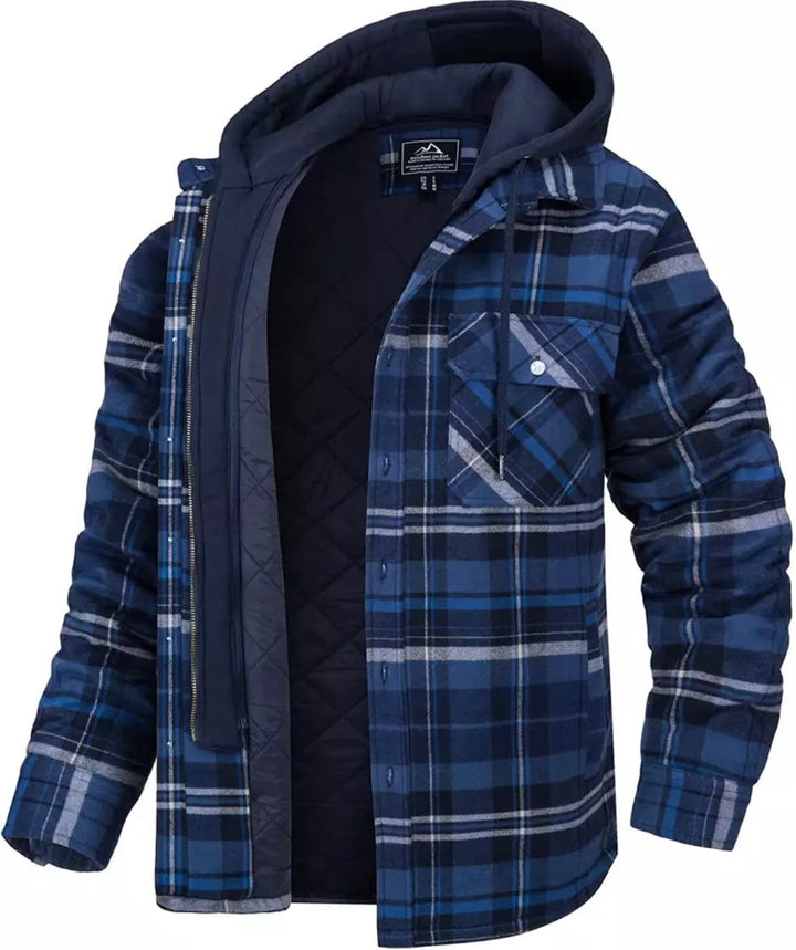 Checkered Men's Coat – Stylish & Trendy Outerwear for Any Occasion