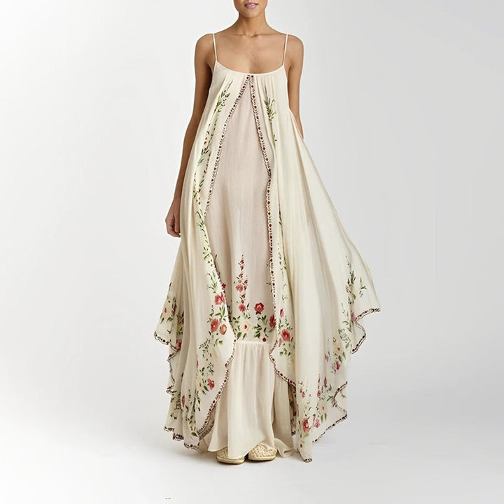 Stylish Layered Maxi Dress – Trendy & Elegant for Any Occasion