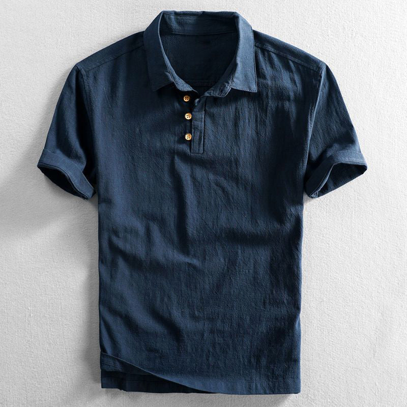 Luxury Linen Polo Shirt – Sophisticated Style for the Modern Man