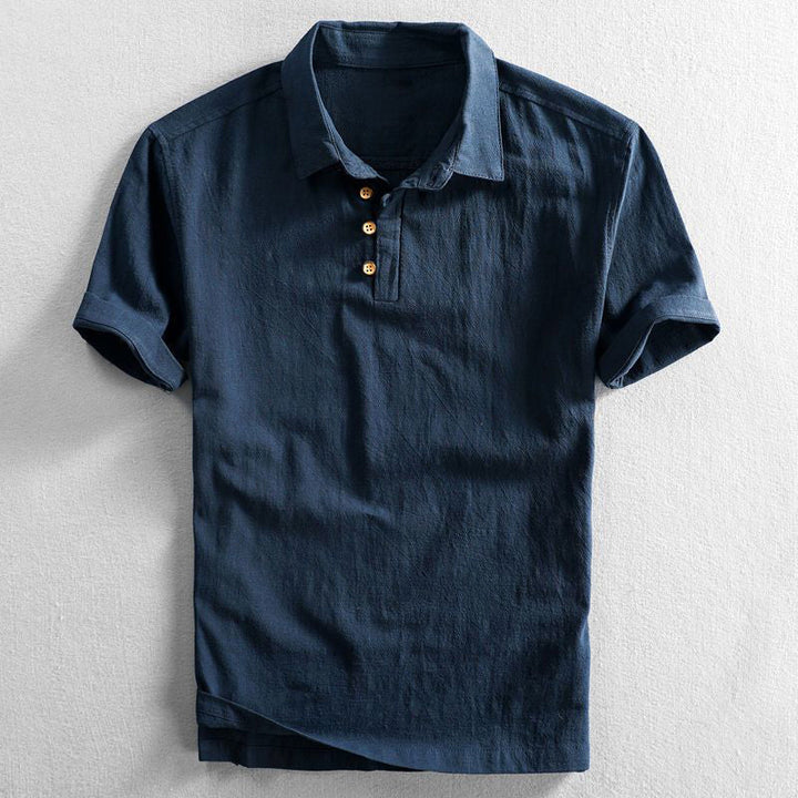 Luxury Linen Polo Shirt – Sophisticated Style for the Modern Man