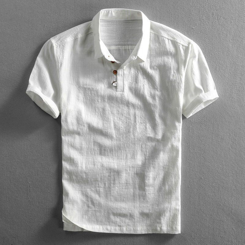 Luxury Linen Polo Shirt – Sophisticated Style for the Modern Man