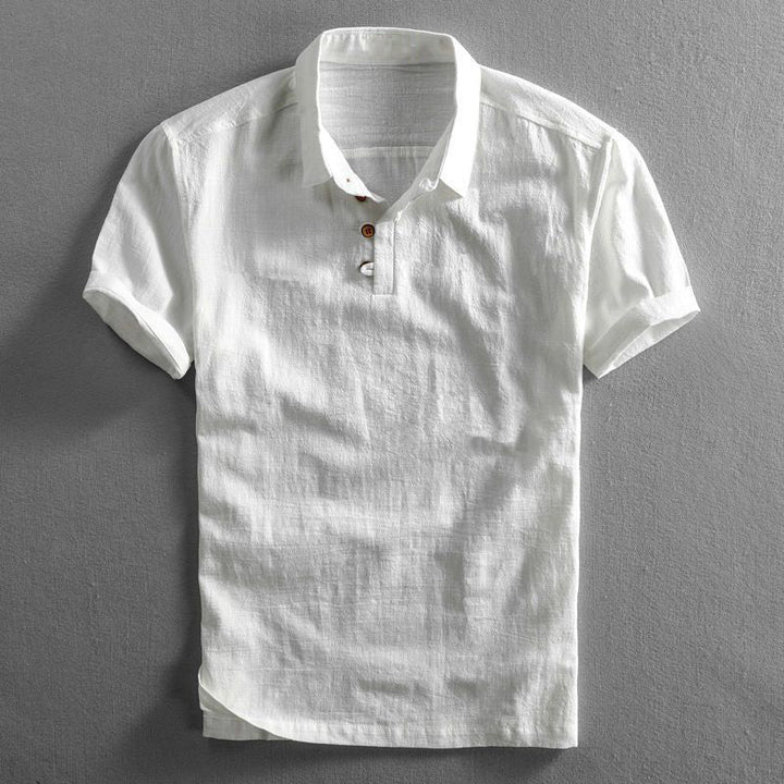 Luxury Linen Polo Shirt – Sophisticated Style for the Modern Man