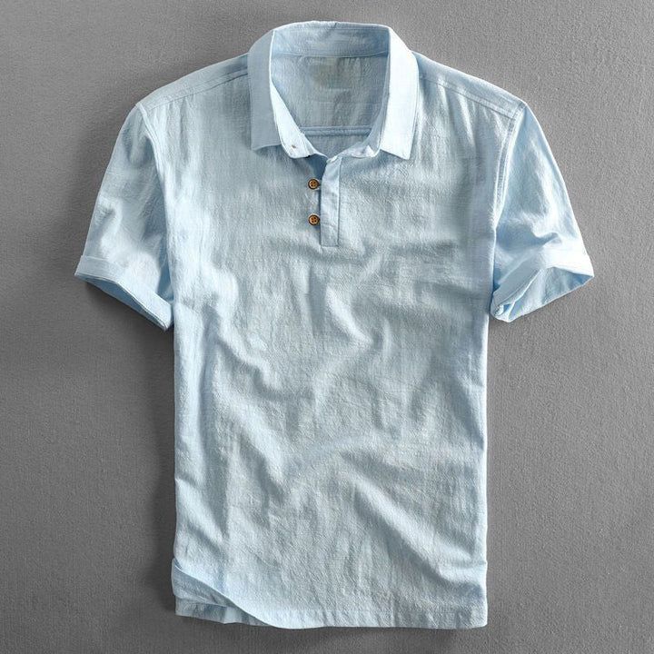 Luxury Linen Polo Shirt – Sophisticated Style for the Modern Man