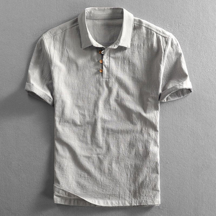 Luxury Linen Polo Shirt – Sophisticated Style for the Modern Man