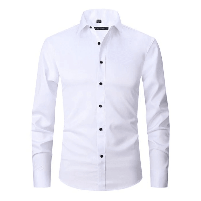 Anti-Wrinkle Long Sleeve Shirt – Modern & Stylish Office Essential
